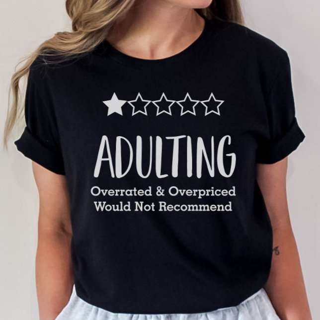 T-shirt Adulte Ne Recommanderait Pas Chemise, Drôle adulti (Créateur téléchargé)