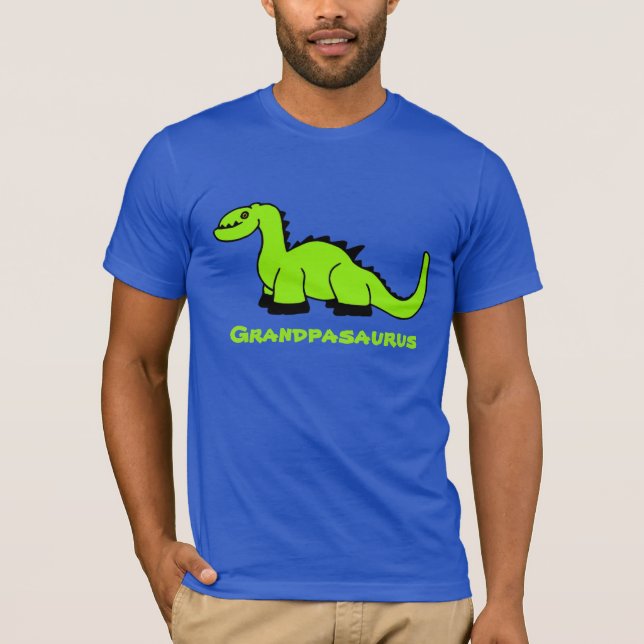 T-shirt adulte personnalisé de dinosaure pour le (Devant)