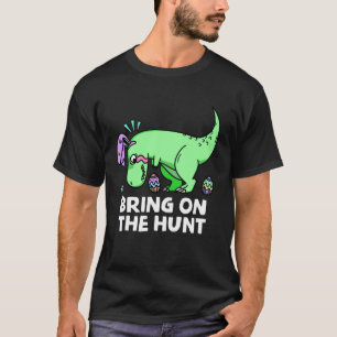 T-shirt Adultes Dinosaure de Pâques Rex Apportez sur le Ki