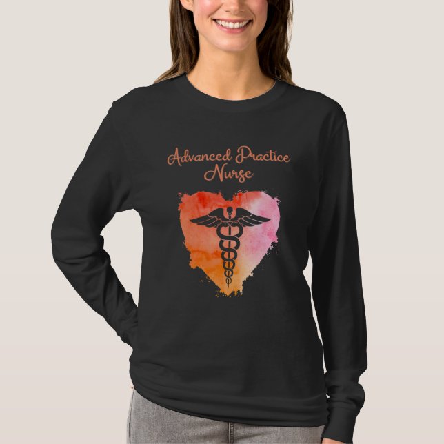 T-shirt Advanced Practice Nurse  Graduation APRN Caduceus (Devant)