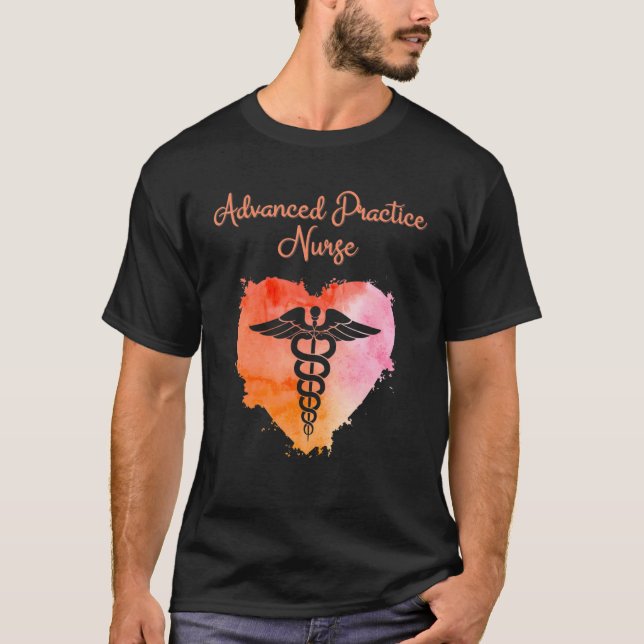 T-shirt Advanced Practice Nurse  Graduation APRN Caduceus (Devant)