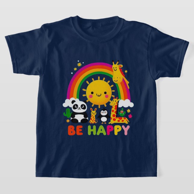 T-shirt Adventure Attend Soyez Heureux (Poser)