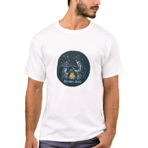 Adventure Await Père et Enfant feu de camp