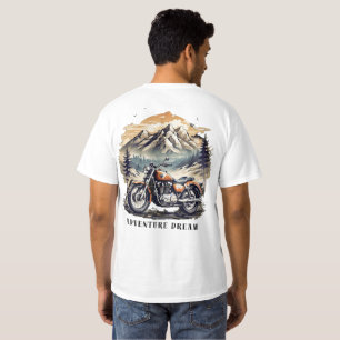 T-shirt Adventure Dream : Vintage Legend Bike Road trip