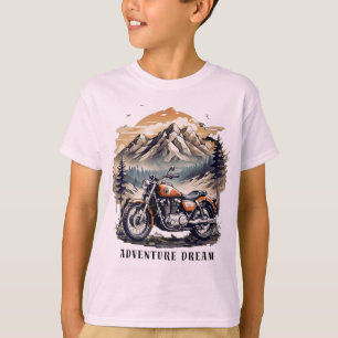 T-shirt Adventure Dream : Vintage Legend Bike Road trip