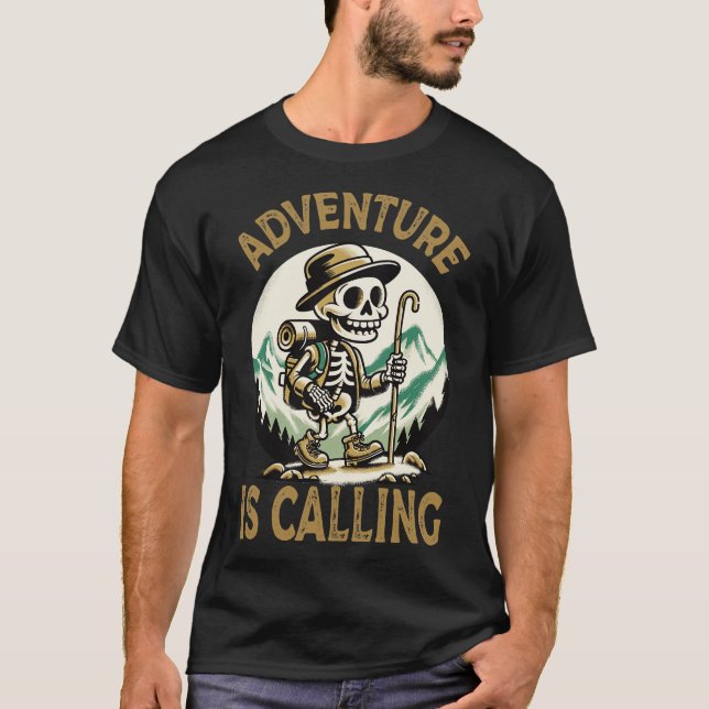 T-shirt Adventure is calling (Devant)