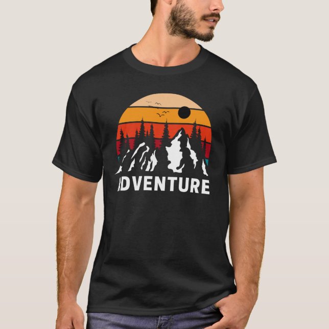 T-shirt Adventure Mountain (Devant)