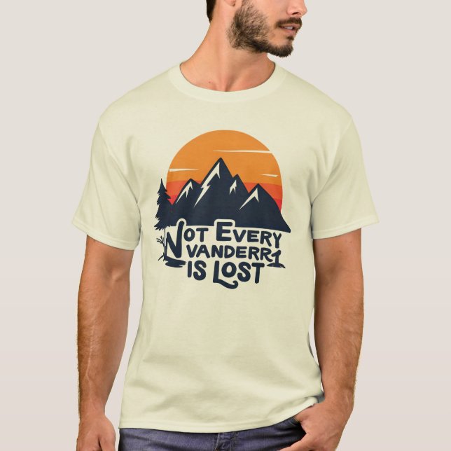 T-shirt Adventure Mountain Sunrise Tee (Devant)