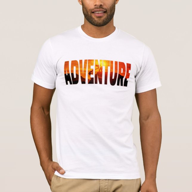 T-shirt Adventure Sunset (Devant)