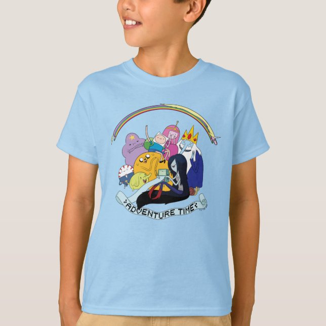 T-shirt Adventure Time | BMO Group Graphic (Devant)