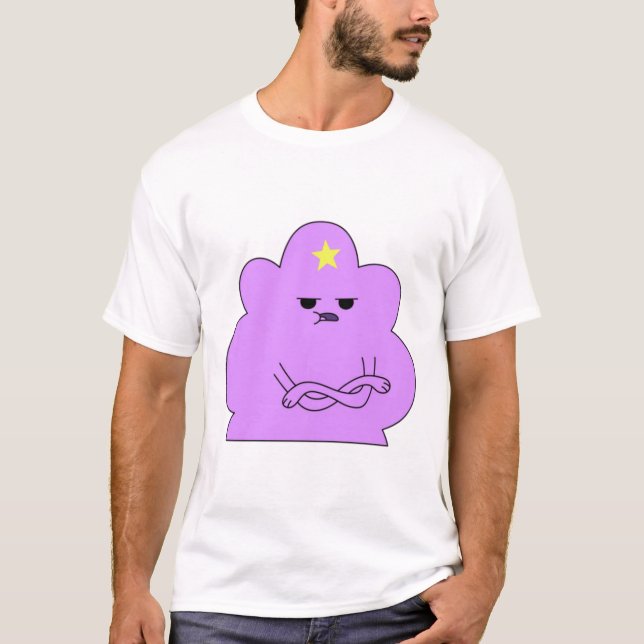 T-shirt  Adventure Time Unhappy Lumpy Space Princess (Devant)
