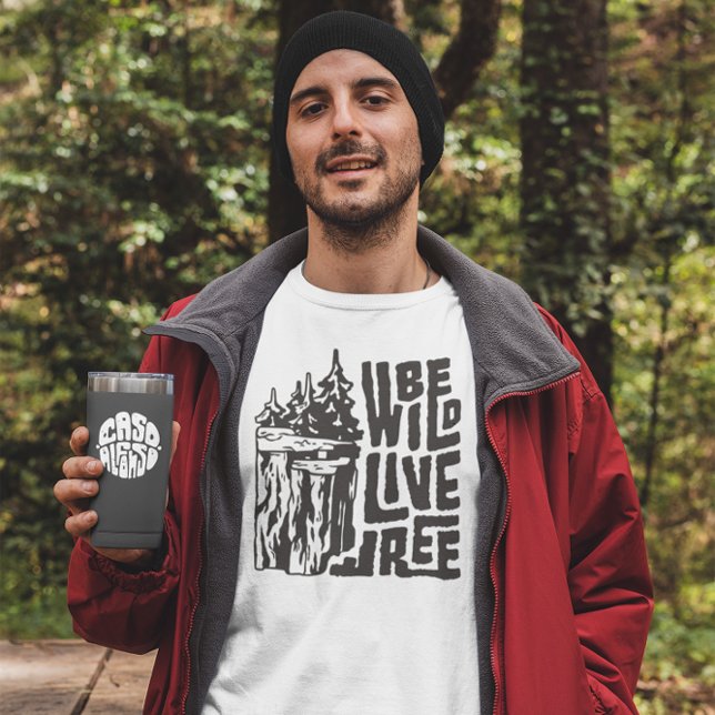 T-shirt Adventure Wild Camping gratuit Explorez la nature  (Créateur téléchargé)