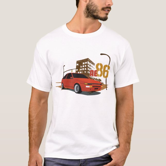 T-shirt AE86 - Trueno - Levin (Devant)