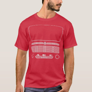 T-shirt AEC Mandator 1970 classique camionnette schéma gra