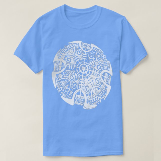 T-shirt Aegishjalmur blanc (Design devant)
