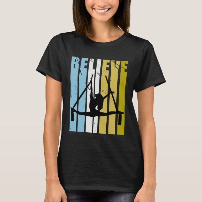 T-shirt Aerialist Believe Silhouette Loves Practice Air Yo (Devant)