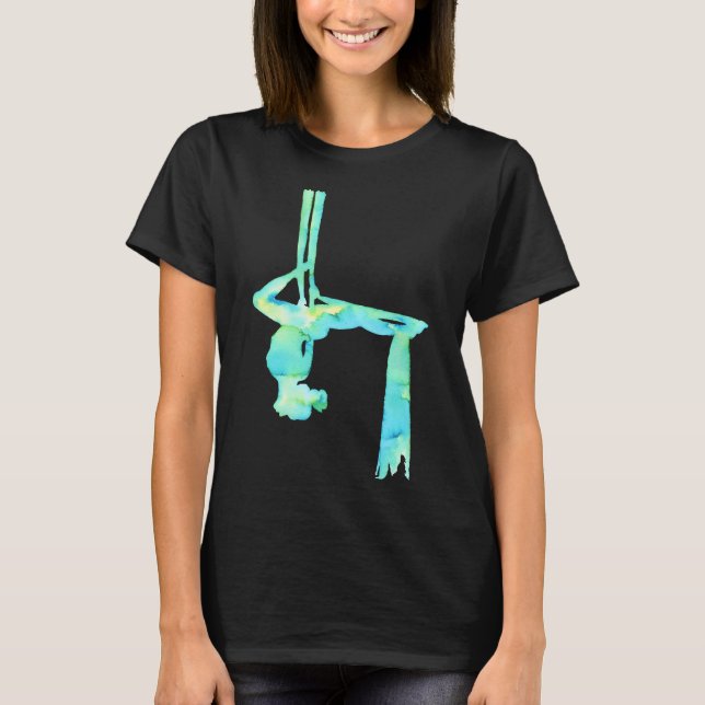 T-shirt Aérien en vert (Devant)