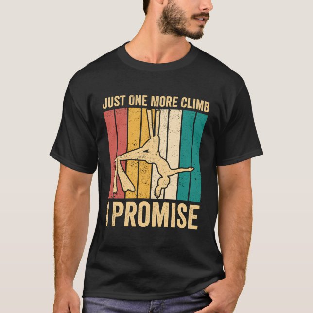 T-shirt Aérien Silk Juste Une Promesse De Montée De Plus (Devant)