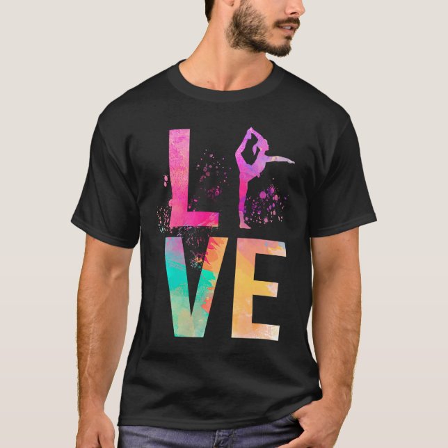 T-shirt Aérobic coloré Maman Aérobic (Devant)