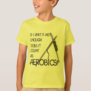 T-shirt Aérobic de tricot