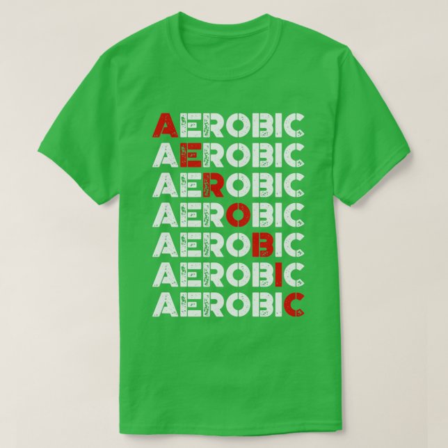 T-shirt aérobie 15 (Design devant)