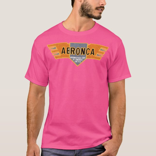 T-shirt Aeronca Aircraft Usa (Devant)