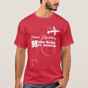 T-shirt Aéronefs de repérage d'avions Maho Beach