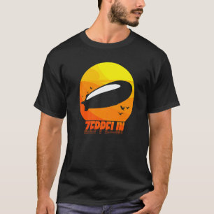 T-shirt Aéronefs Rétro-Vintage Zepp de réservoirs de navir
