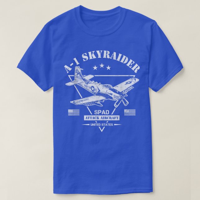 T-shirt Aéronefs SPAD A1 Skyraider (Design devant)