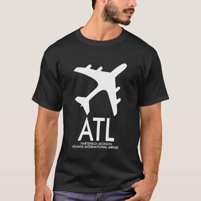 T-SHIRT AÉROPORT ATL HARTSFIELD-JACKSON ATLANTA (Devant)