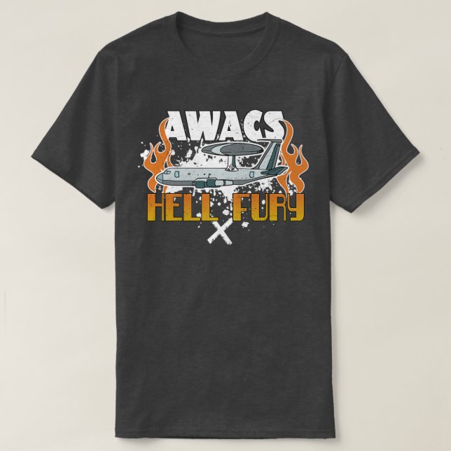 T-shirt Aéroport AWACS Hell Fury  (Design devant)