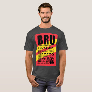 T-shirt Aéroport de BRU Bruxelles