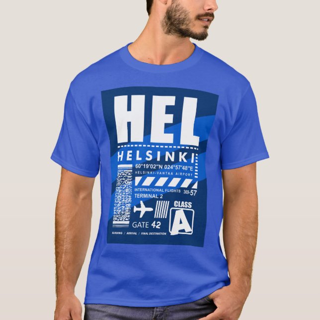 T-shirt Aéroport HEL Helsinki (Devant)