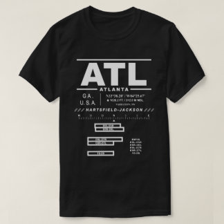 T-shirt Aéroport international d'Atlanta ATL USAA
