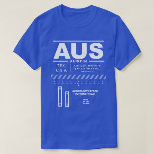 T-shirt Aéroport international d'Austin-Bergstrom AUS T-Sh