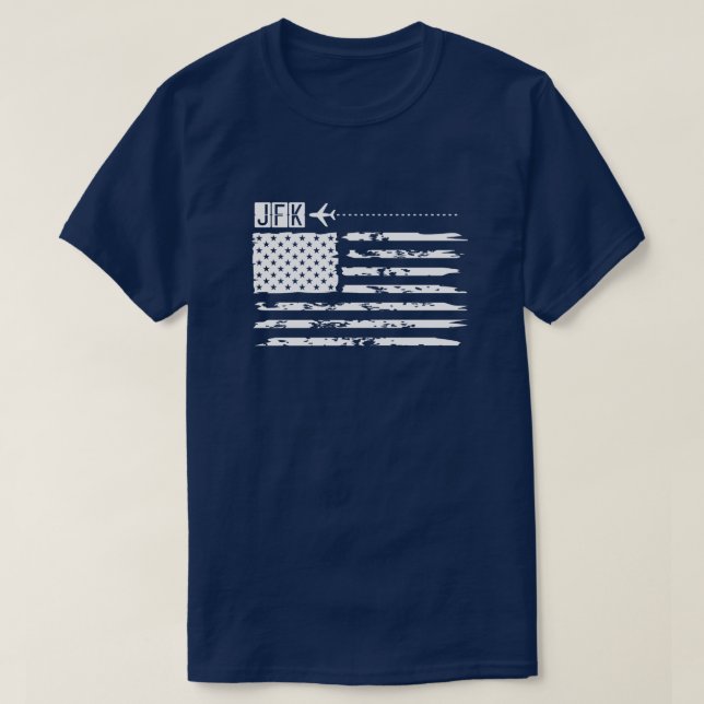 T-shirt Aéroport JFK de New York (Design devant)