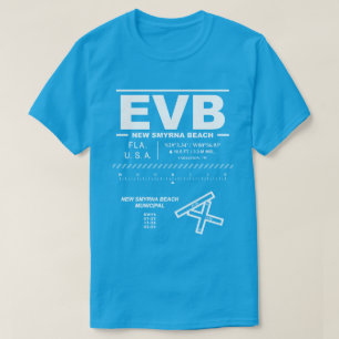 T-shirt Aéroport municipal de New Smyrna Beach EVB