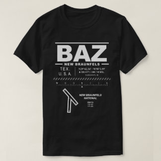T-shirt Aéroport national de New Braunfels BAZ USAA