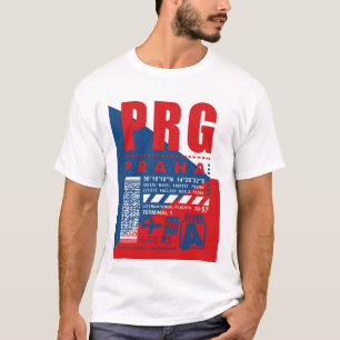 T-shirt Aéroport PRG de Prague