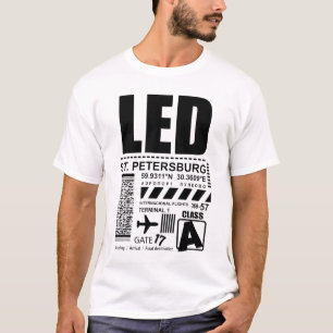 T-shirt Aéroport Pulkovo de Saint-Pétersbourg
