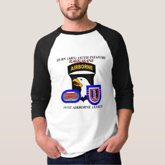 T-SHIRT AÉROPORTÉ de 187TH INFANTERIE de MILLIARD