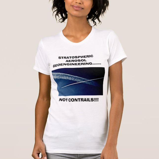 T-shirt Aérosol stratosphérique Geoengineering ..... (Devant)
