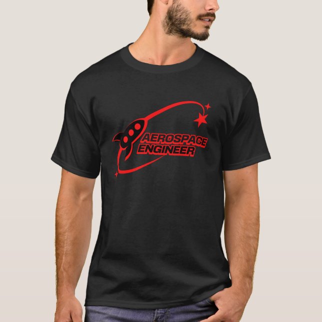 T-shirt Aerospace Engineer College Graduate (Devant)