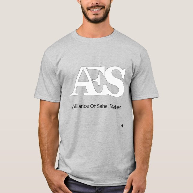 T-shirt AES Alliance Des États Du Sahel (Devant)