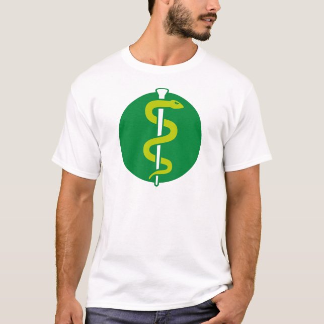 T-shirt aesculap snake medician (Devant)