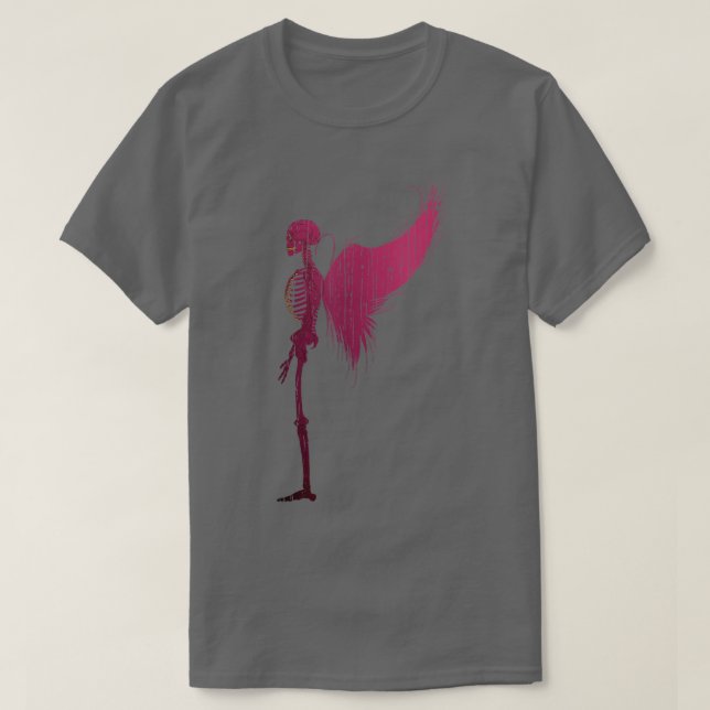 T-shirt Aesthetic Fairy Skeleton Dark Goth Witchy Goblinco (Design devant)