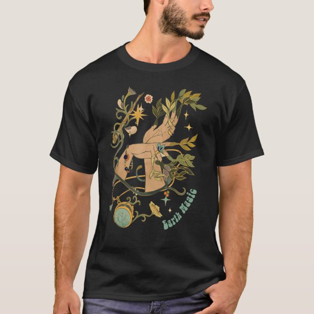 T-shirt Aesthetic Goth Fairycore Fairy Grunge Academia Wit (Devant)