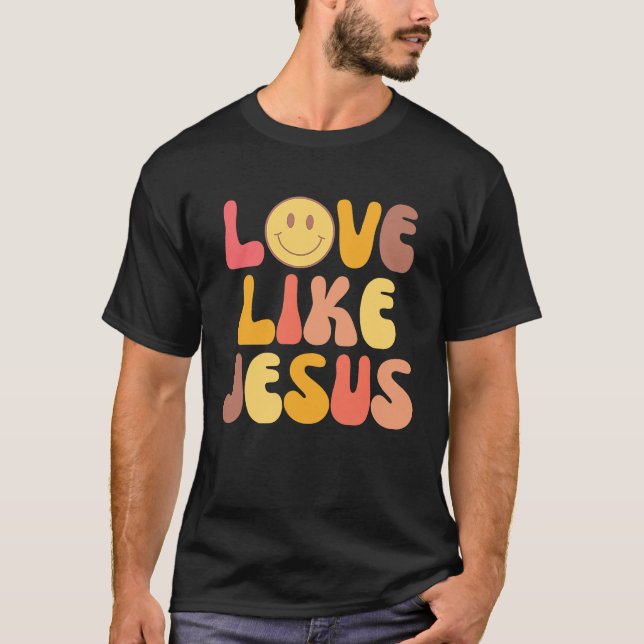 T-shirt Aesthetic Groovy tees Aesthetic Groovy, christian (Devant)