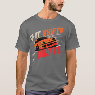 T-shirt Aesthétique Japonaise Driving Racer S'Il Le Déplac