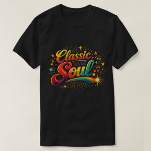 T-shirt Aesthétique Musicale Rétro Vintage Soul Classique